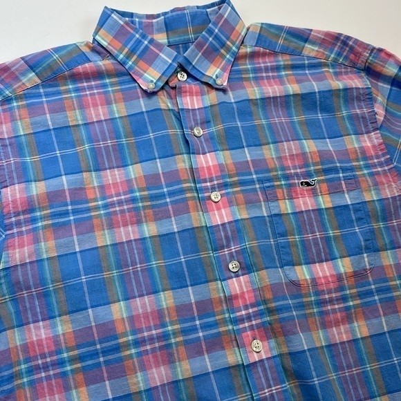 Mens Vineyard Vines Tucker Classic Fit Plaid Shirt - Picture 2 of 9
